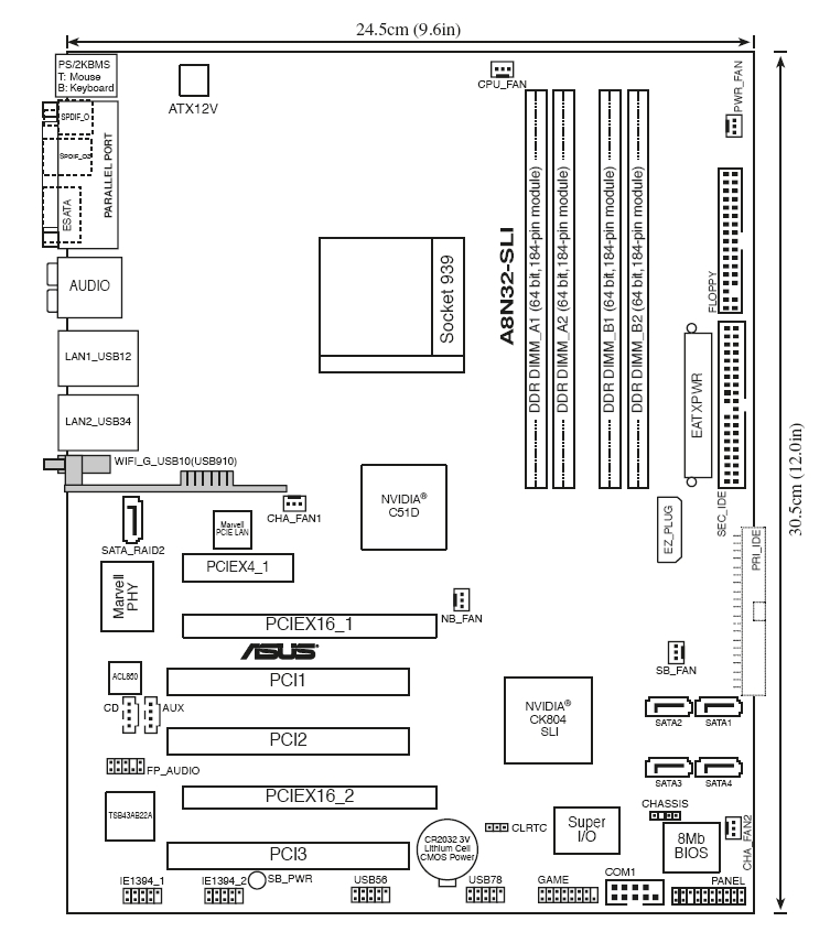 Asus a7n8x схема