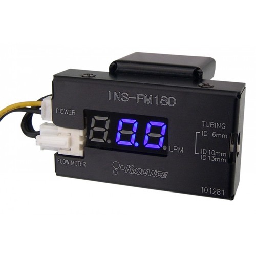 Configure Pc W Koolance Ins Fm18d Coolant Flow Meter With Display 1696