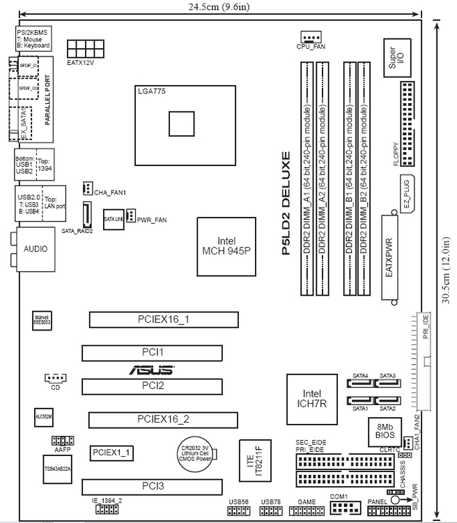 Asus p4p800 mx схема