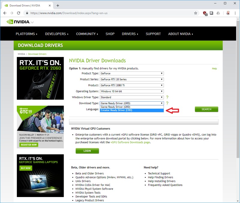 Nvidia creator ready driver что это