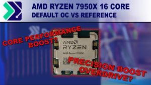 AMD Ryzen 7950X - Reference vs Default Overclock Thermals and Content Creation Performance