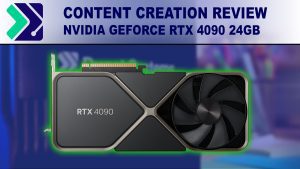 NVIDIA GeForce RTX 4090 24GB Content Creation Review