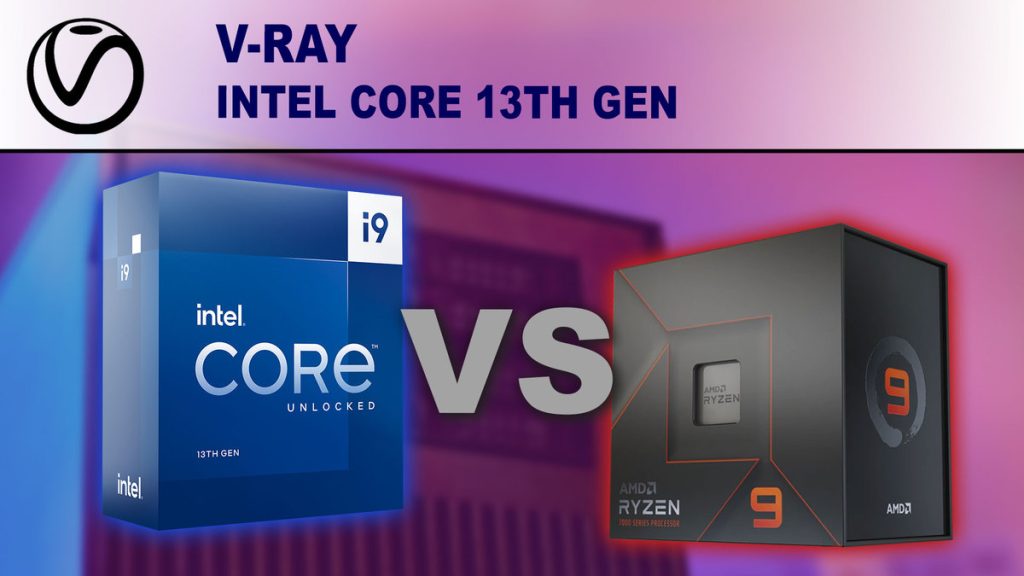 V Ray 13th Gen Intel Core Vs Amd Ryzen 7000 Puget Systems 3718