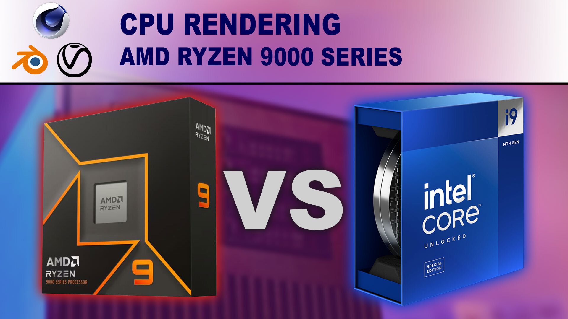 CPU rendering AMD Ryzen 9000 banner