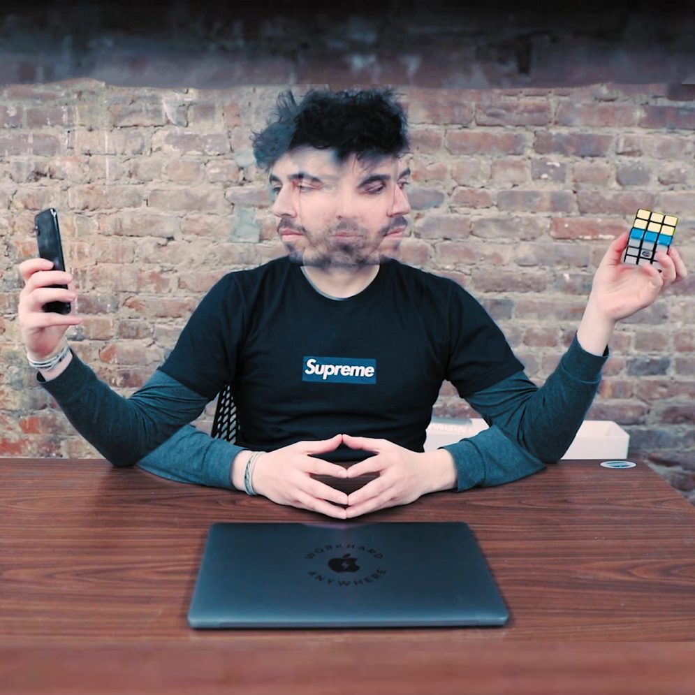 Still from LeaMotion's Video with Sam Sheffer