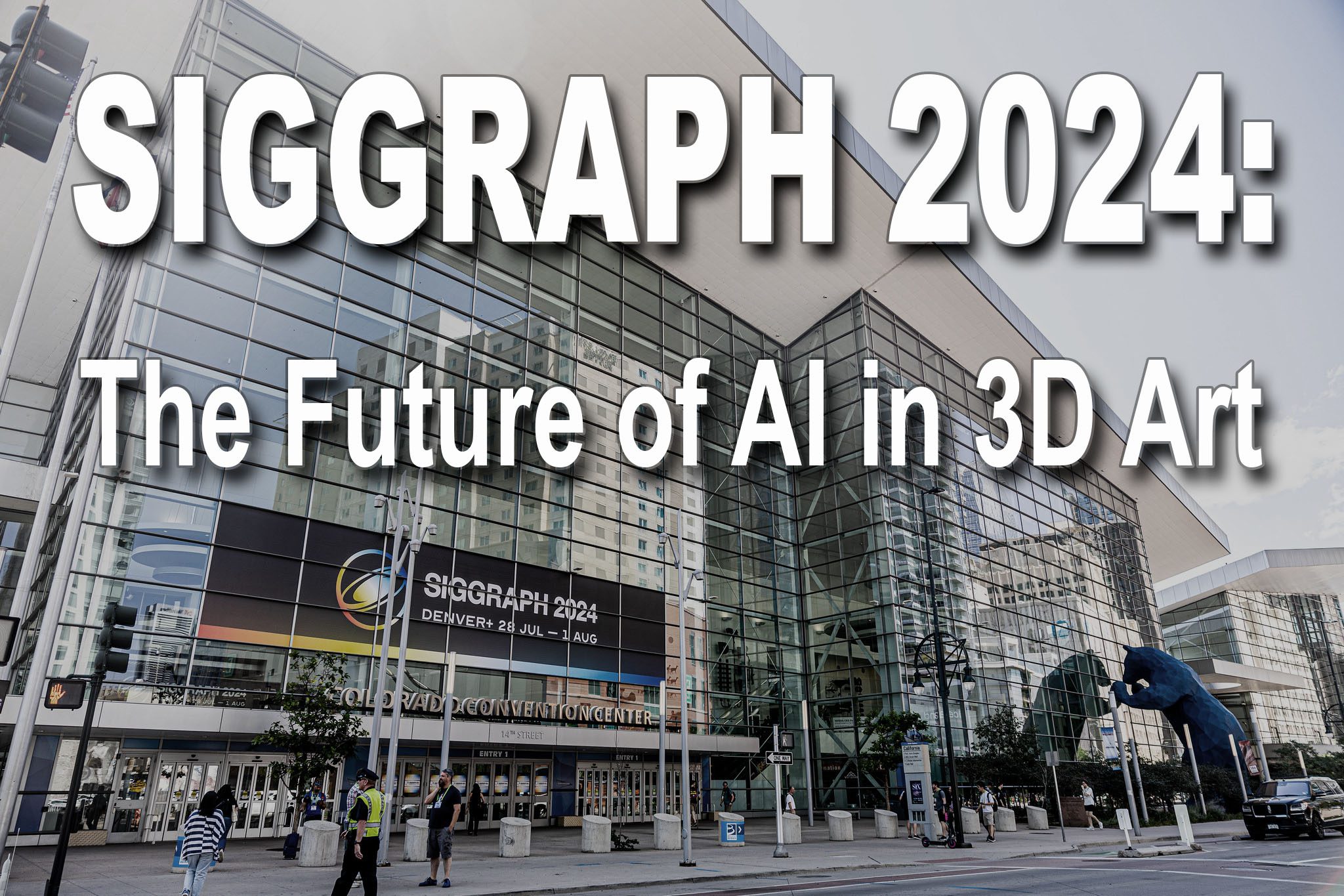 Siggraph 2024: the future of AI in 3d Art